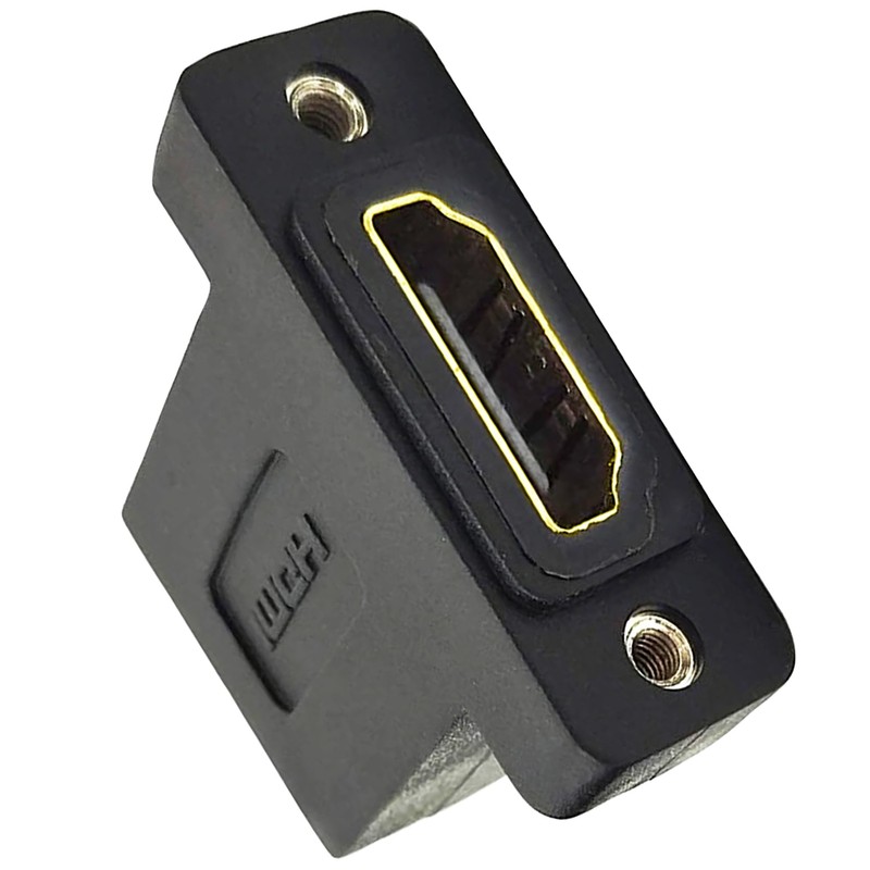 tunghey 2Pack HDMI Coupler Adapter Connector, Golden Plated HDMI Female