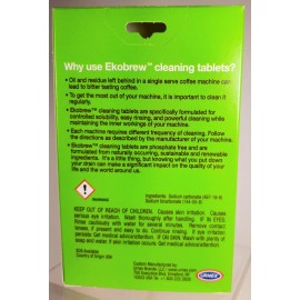 Ekobrew Keurig Cleaning Tablets 10 Ct Single Cup Coffee Cleaner Brewers & Ekobrew Filter