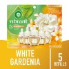 Air Wick Vibrant Plug-in Scented Oil Refill, White Gardenia &