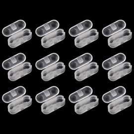Roller Blind Cord Connector Clips, Replacement Pull Ball Chain Connector fits 4.5mm Roller, Roman and Vertical Blinds, 12 Pcs Plastic