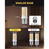 LUHMQ 3-Pack BA15D LED Bulb AC/DC 12V, 1157 1004 1076