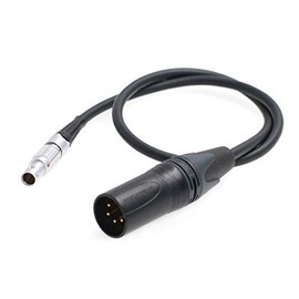 Power Cable 12V XLR 4 Pin to 0B 2 Pin for ARRI Camera to Teradek Bond Bolt Transmitter Receiver 3'