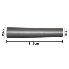 rukauf Foam Roll Moulds 11.3 cm Non-Stick Coated Teflon Traditional Baking Mould Iridescent Curl Shape Tubes Piping Nozzles Cream Rolls (15)