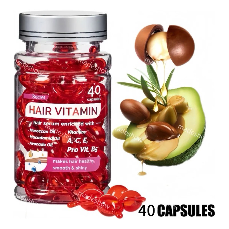 3pcs Cápsulas De Vitaminas Sevich Smooth Silky Hair Comple