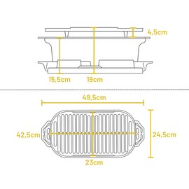 Lodge Sportsman's Pro Charcoal Grill Black