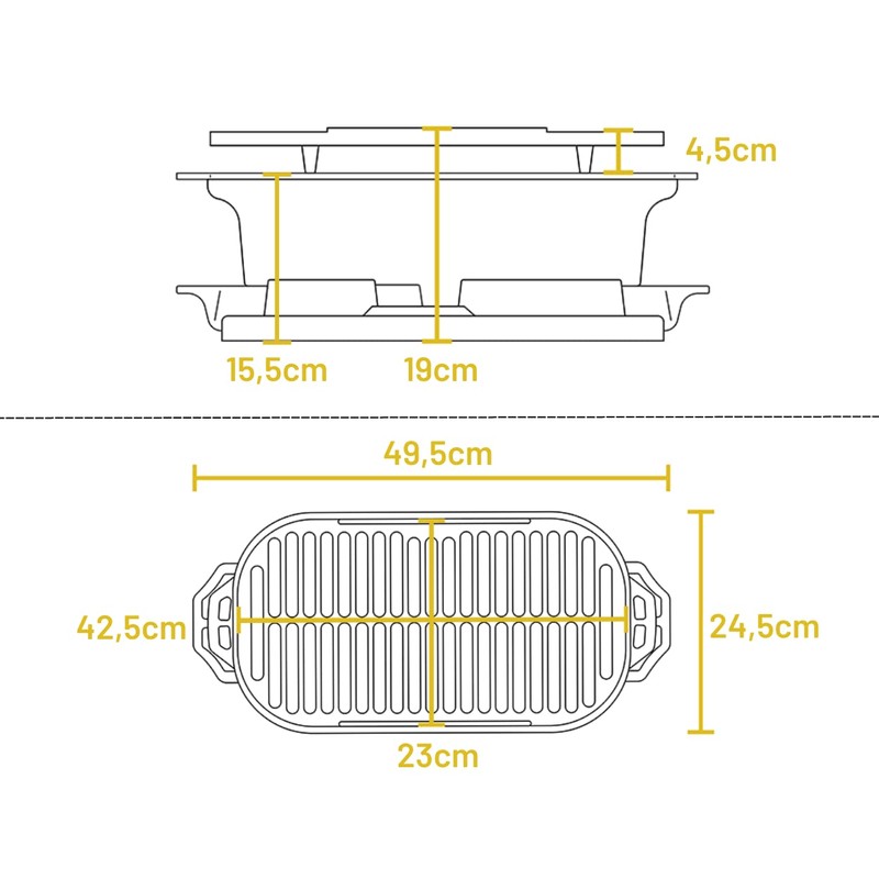 Lodge Sportsman's Pro Charcoal Grill Black