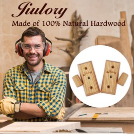 Jiulory 2 Pack Ash Wood Guitar Wall Mount U-Shaped Guitar Hangers for Wall，Guitar Holder Guitar Hooks for Wall for Acoustic Electric Guitar Bass Banjo Mandolin