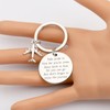FUSTMW Airplane Keychain Pilot Gifts Flight Attendant Graduation Gifts Aviation