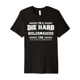 Boilermakers Garfield Die Hard Fan HS Premium T-Shirt