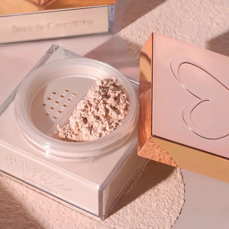 Polvo Fijador Traslúcido Beauty Creations Bye Filter | Tono Butternut