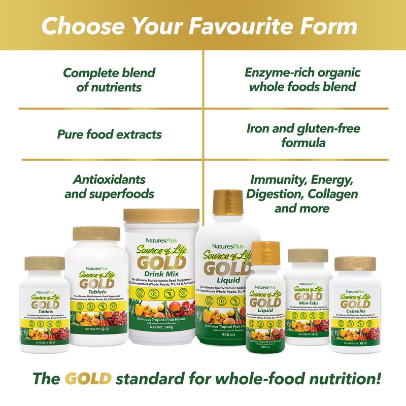 Nature's Plus NaturesPlus Source of Life Gold Liquid 236ml -