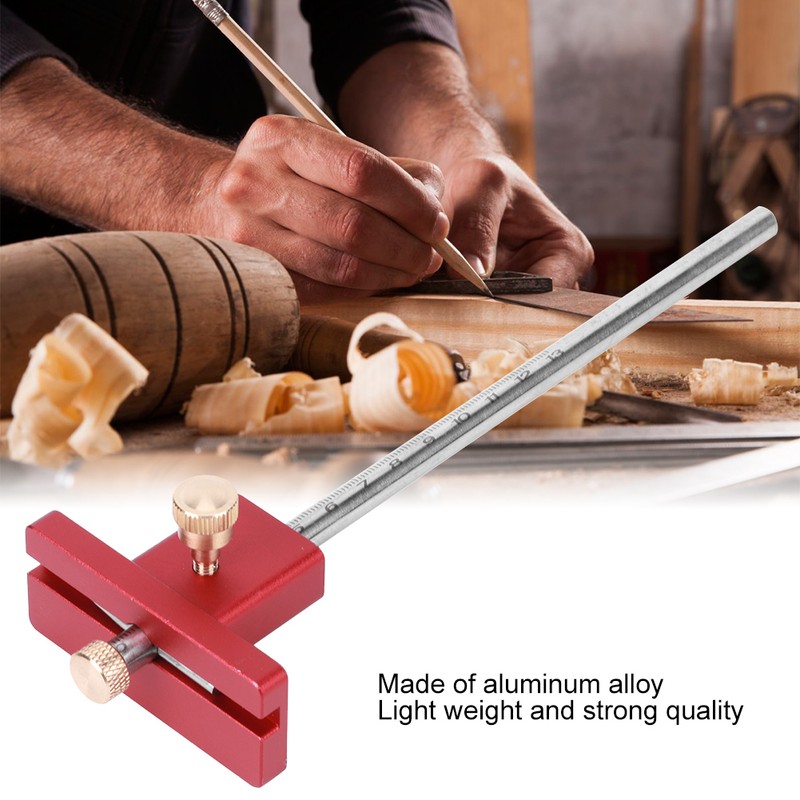 Woodworking Scribe High Accuracy Line Marking Ruler for Carpenter Carpentry