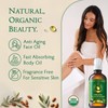 Organic Face & Body Oil for Dry Skin, Fragrance-Free Facial