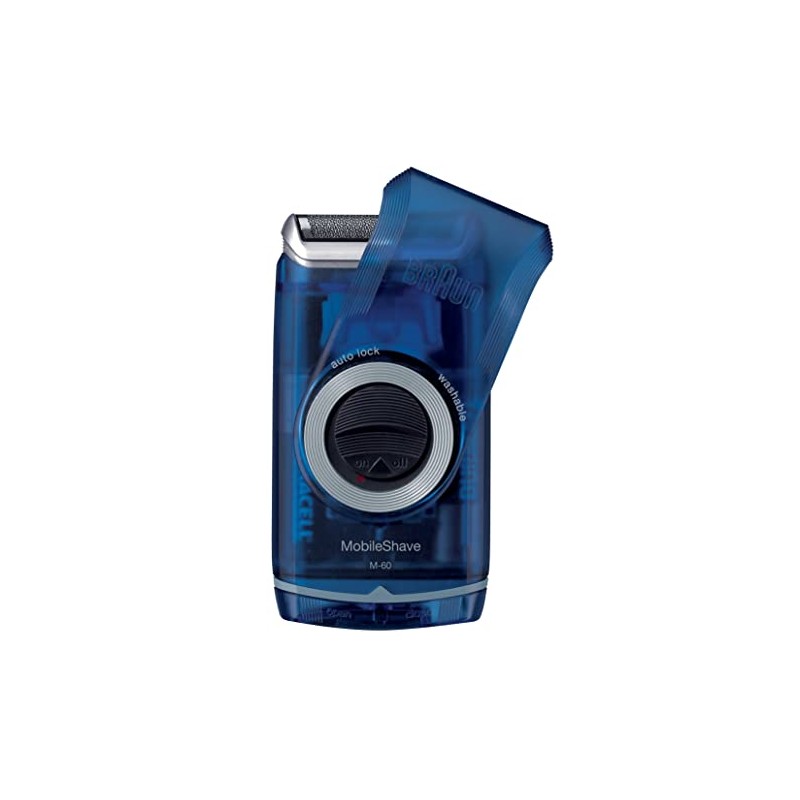 Braun Pocket Mobile - Afeitadora eléctrica para hombre, lavable, color