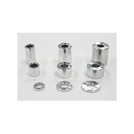 NTB AS103-16-20 Universal Aluminum Spacer Inner Diameter: 0.4 x Outer Diameter: 0.6 x 0.8 inches (16 x 20 mm)
