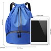 Mochila Deportiva Impermeable con Compartimento para Zapatos y Cordón -
