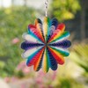 CIM Rainbow Wind Chime Stainless Steel Smooth Spinning Wind Mobile