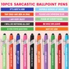 Funny Pens Sarcastic Ballpoint Pens for Adults Snarky Office Supplies