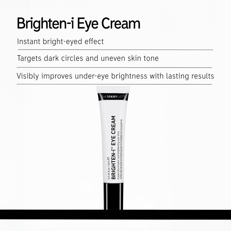 The INKEY List Brighten-i Under Eye Cream, 15 ml, Improves