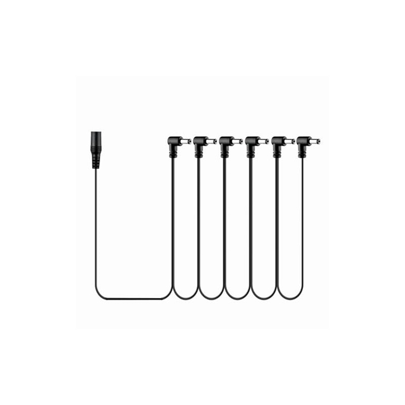 FITE ON 6-Way Daisy Chain Cable Compatible with Electric Guitar