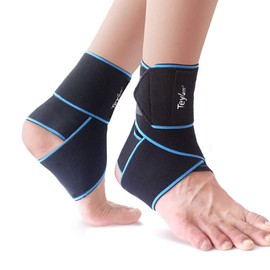 Teylam Ankle Support, Adjustable Ankle Support, Flexible Foot Support, Ultra Thin Ankle Support, Running Football, Right and Left Ankle.
