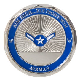 Artisan Owl United States Air Force Airman Rank Challenge Coin