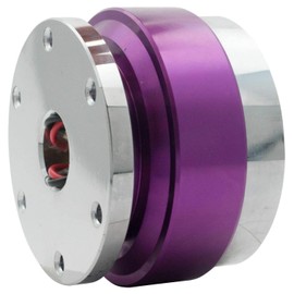 Riloer H841302 11 Hole Quick Release Car Steering Wheel Kit, Universal Quick Release Steering Wheel Ball (Purple)