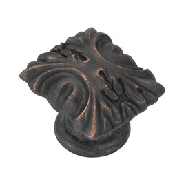 Hickory Hardware P3430-VB Ithica Knob 1-1/8-Inch by 1-5/16-Inch, Vintage Bronze