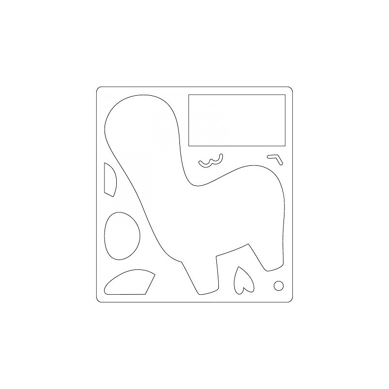 Sizzix Bigz Die Llama - Multi-Colour, One Size