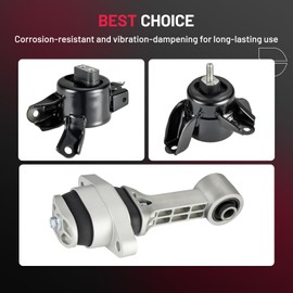 BDFHYK 3PCS Engine Motor and Trans Mounts Compatible with Hyundai Veloster 2012-2016,Compatible with Hyundai Accent 2012-2014 Replace 21830-3X300,21830-1R200,21830-1R050,21830-3Y100,21830-3Z200