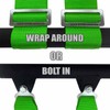 50 Caliber Racing Green 2" 5 Point Harness for Cars,