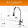 Touch Kitchen Faucet,KEER Smart Kitchen Sink Faucet with Pull Down