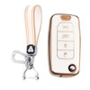 KUNIO Key Case Fits Jeep Compass Renegade TPU Car Key