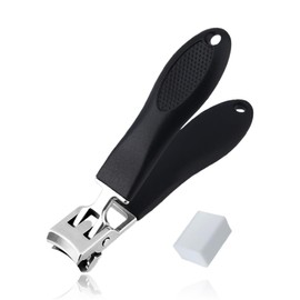 Nail Clippers, Set of 1, Toenail Clippers with Angled Head and Long Handle for Seniors, Christmas Gifts for Men/Women, Large Nail Clippers with Catcher