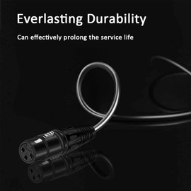 DREMAKE XLR to TS 6.35mm (1/4 Inch) Mic Cable, XLR 3Pin to Quarter Inch Audio Cord, 33FT Mono 6.35mm 1/4 Inch TS Male to XLR Female Unbalance Interconnect Cable for Microphone Console Guitar Mixer AMP