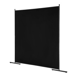 Single Panel 6FT Freestanding Indoor Partition Privacy Screen Room Divider for Room Separationcolor: Black Color