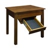 Casual Home 615-15 Kennedy End Table with Concealed Drawer, Concealment