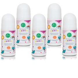 Desodorante Natural Kids 60 Ml Roll On, Infantil 100 Ingredientes Naturales, Producto Para Nios,Unisex, Libre de Aluminio, Proteccin Temprana Sin...  