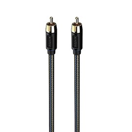 Austere V Series Subwoofer Cable Premium Audio, Pure Gold Contacts, Copper Shielding, SoftTouch High-Flex Cable and LinkFit Connectors