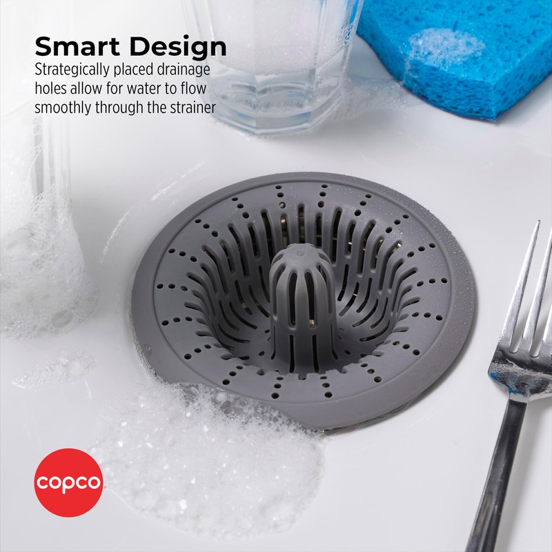 Copco Sink Strainer, Kitchen Sink Drain Strainer, Sink Stopper