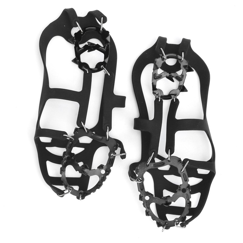 Crampons 18 Teeth Antislip Strong Grip Drop Resistant Ice Cleats