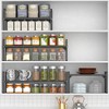 IPEGTOP Extendable Metal Cupboard Shelf, Stackable Kitchen Organiser, Height Adjustable