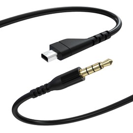 Puiixur Replacement Arctis Headset Cord, Arctis 5 Audio Cable Cord Compatible with SteelSeries Arctis 3, Arctis Prime, Arctis 5, Arctis 7, Arctis Pro Gaming Headset, 5FT/1.5m