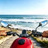 MAMIKO Universal Motorcycle ATV Scooter Mirrors with 8mm 10mm Bolt,
