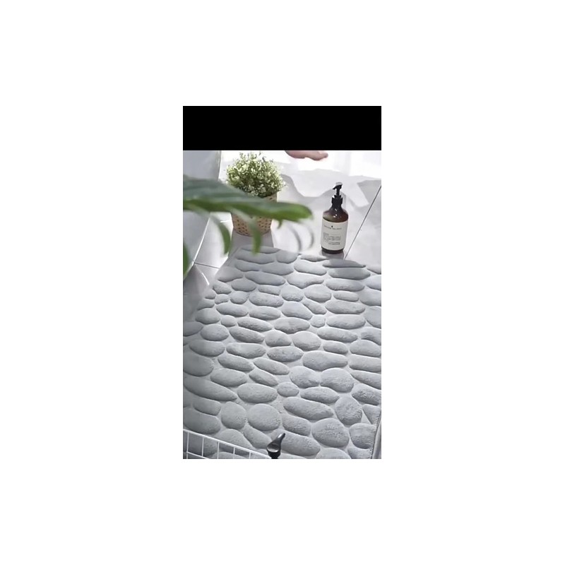 2pc Juego Baño Alfombra Suave Y Absorbente 40x60cm60x90cm
