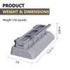 PEOUWNES Large Kebab Maker Press, Gray Plastic Kabab, Manual Kabob