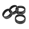 4pcs AC Switch Ring Aluminium Alloy Stylish Rustproof Center Console