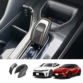 AKUSESARI HGYA-PDK Toyota New Crown Crown Crossover Crown Sports Dedicated Shift Knob Cover Shift Grip Cover Interior Parts Dress Up Nail Scratch Resistant ABS Resin 2PCS CROSSOVER Crown Sport [Carbon