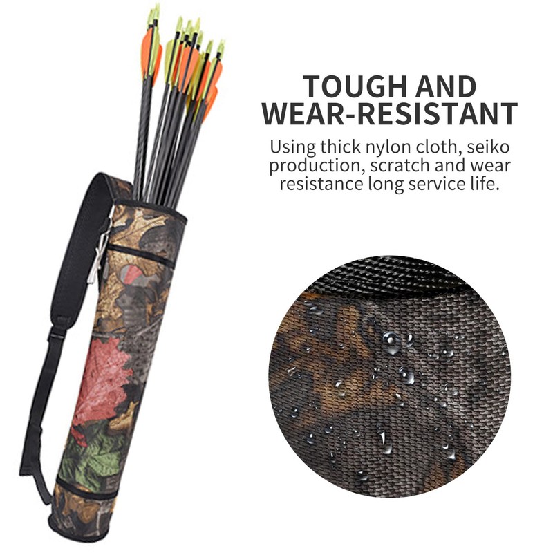 Fiita Lightweight Archery Back Arrow Quiver Foldable Compact Back Quiver