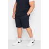 BadRhino Mens Big & Tall Jogger Shorts Blue, Navy